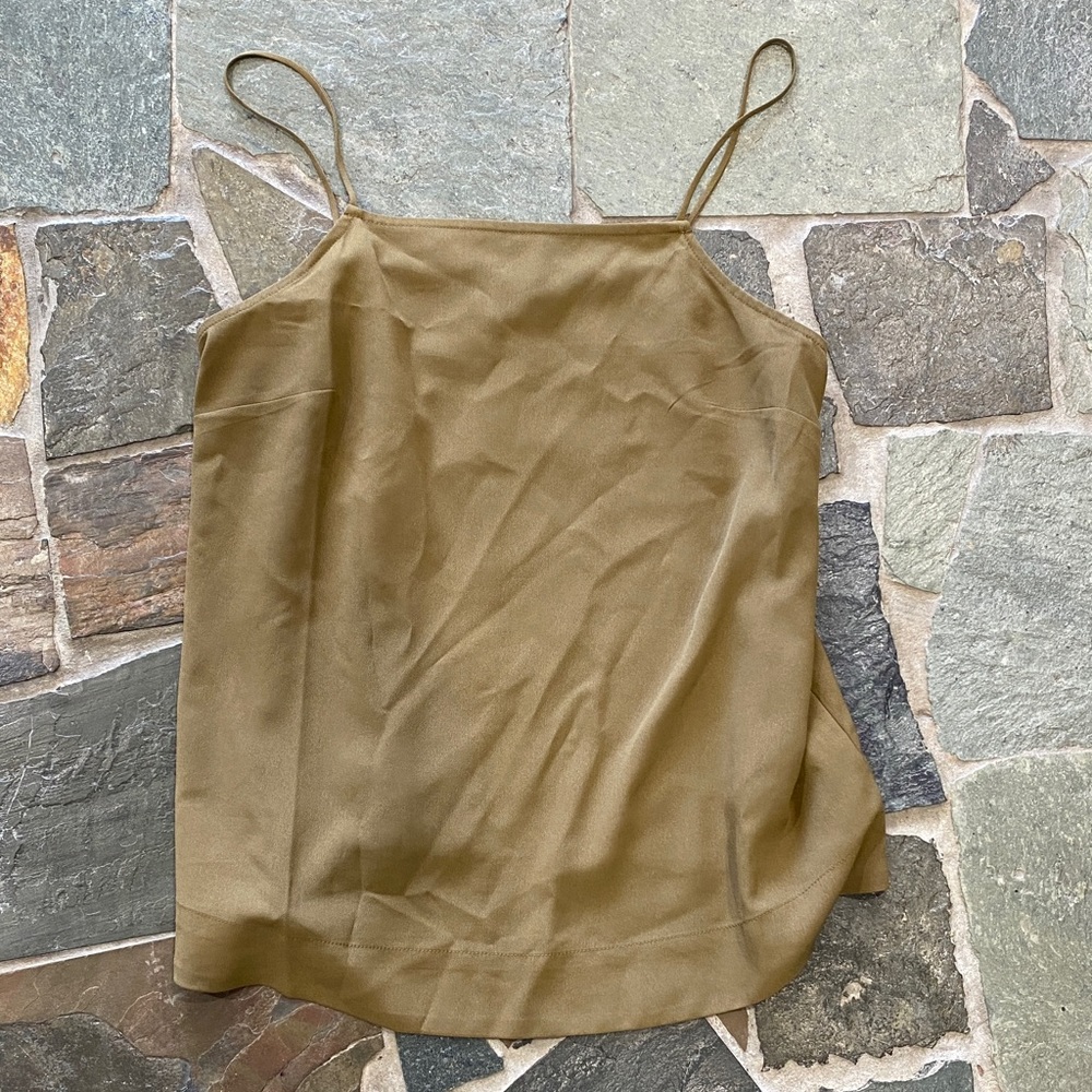 Topshop maternity tank green